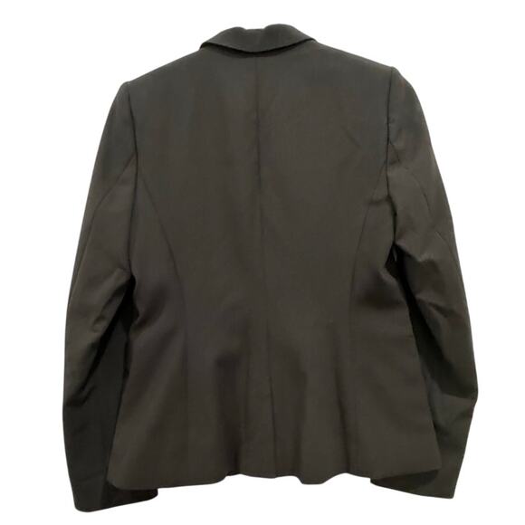 CALVIN KLEIN NWT $99 Black Single Button Blazer Size 4P - Picture 3 of 9